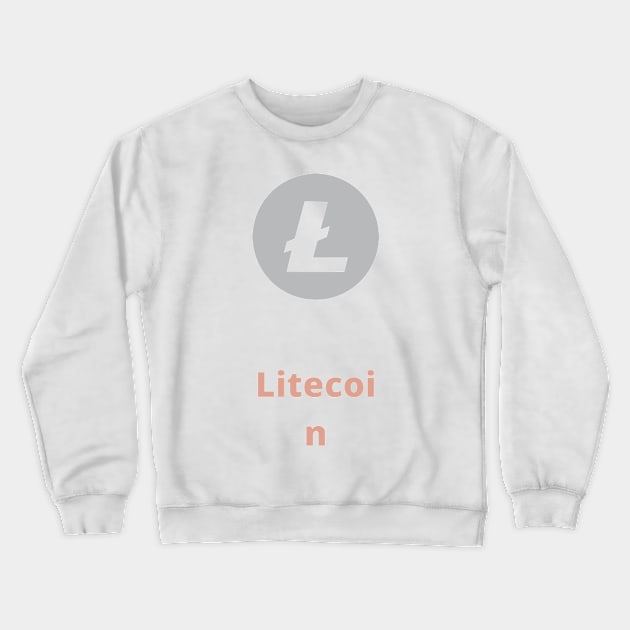 Litecoin - litecoin Crewneck Sweatshirt by PsyCave